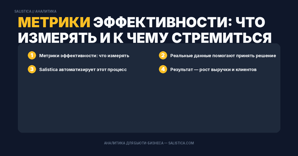 Метрики эффективности: что измерять и к чему стремиться