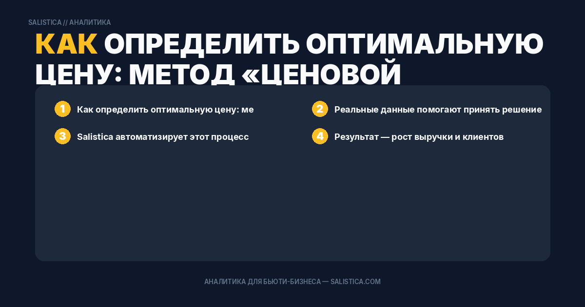 Как определить оптимальную цену: метод «ценовой лестницы»