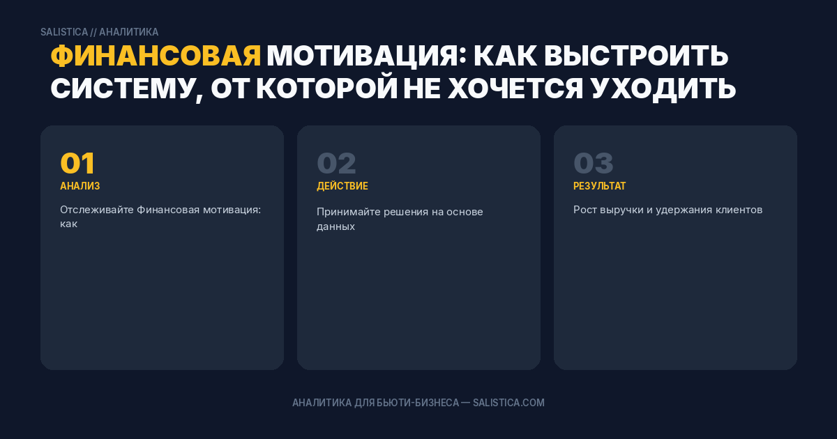 Финансовая мотивация: как выстроить систему, от которой не хочется уходить
