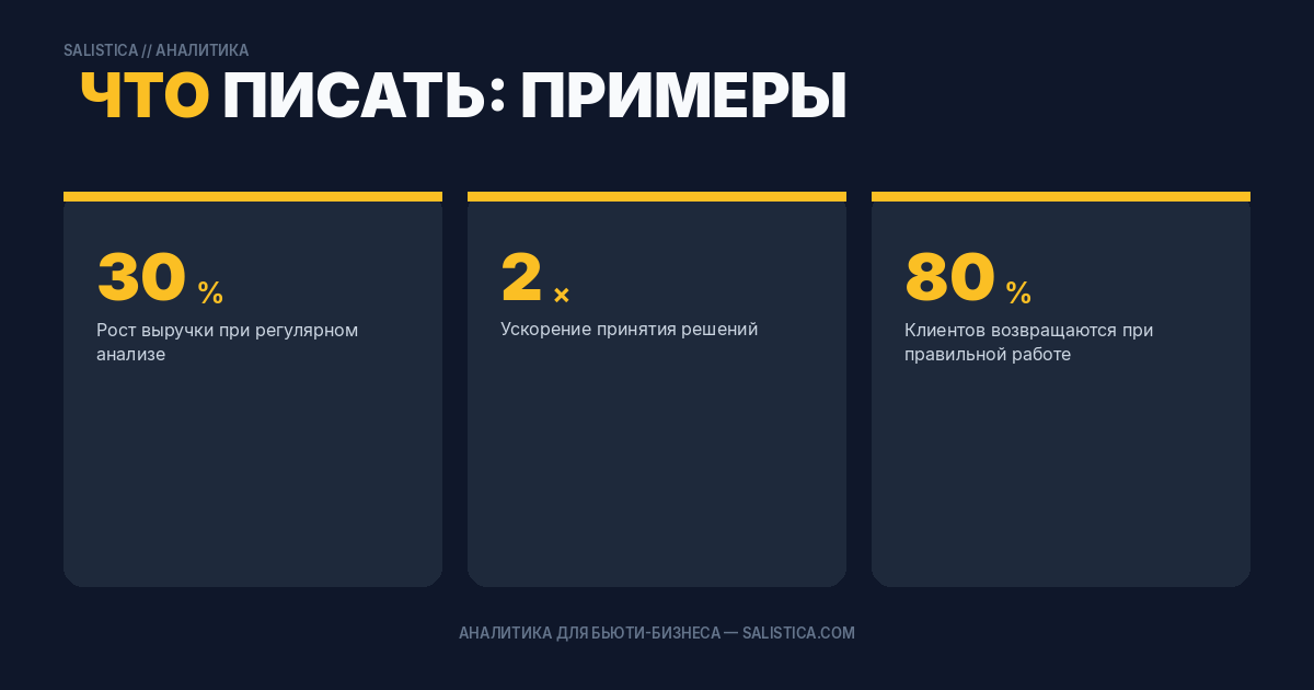 Что писать: примеры текстов, которые работают