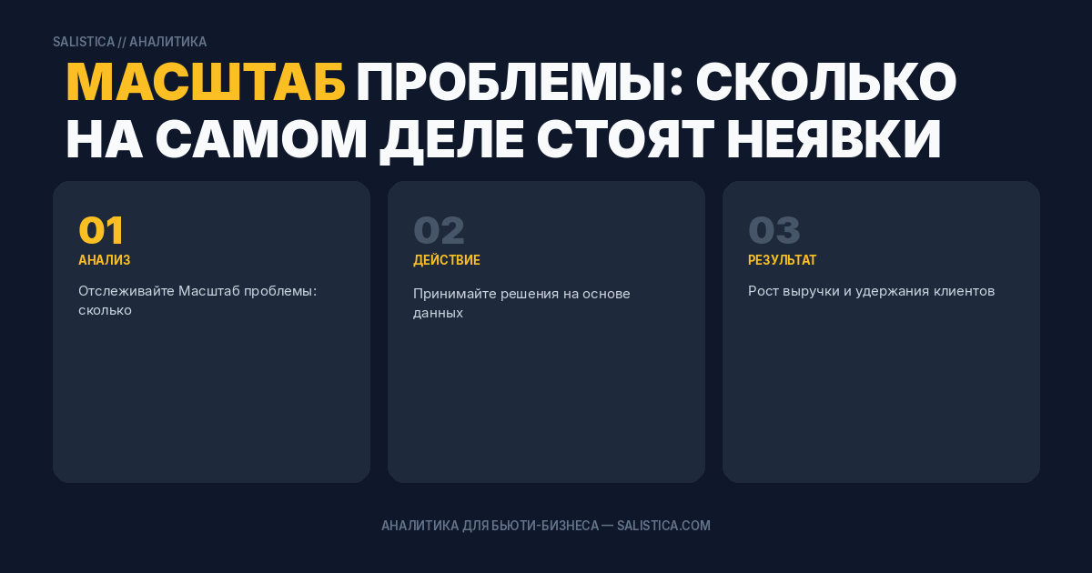 Масштаб проблемы: сколько на самом деле стоят неявки