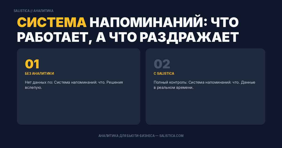 Система напоминаний: что работает, а что раздражает