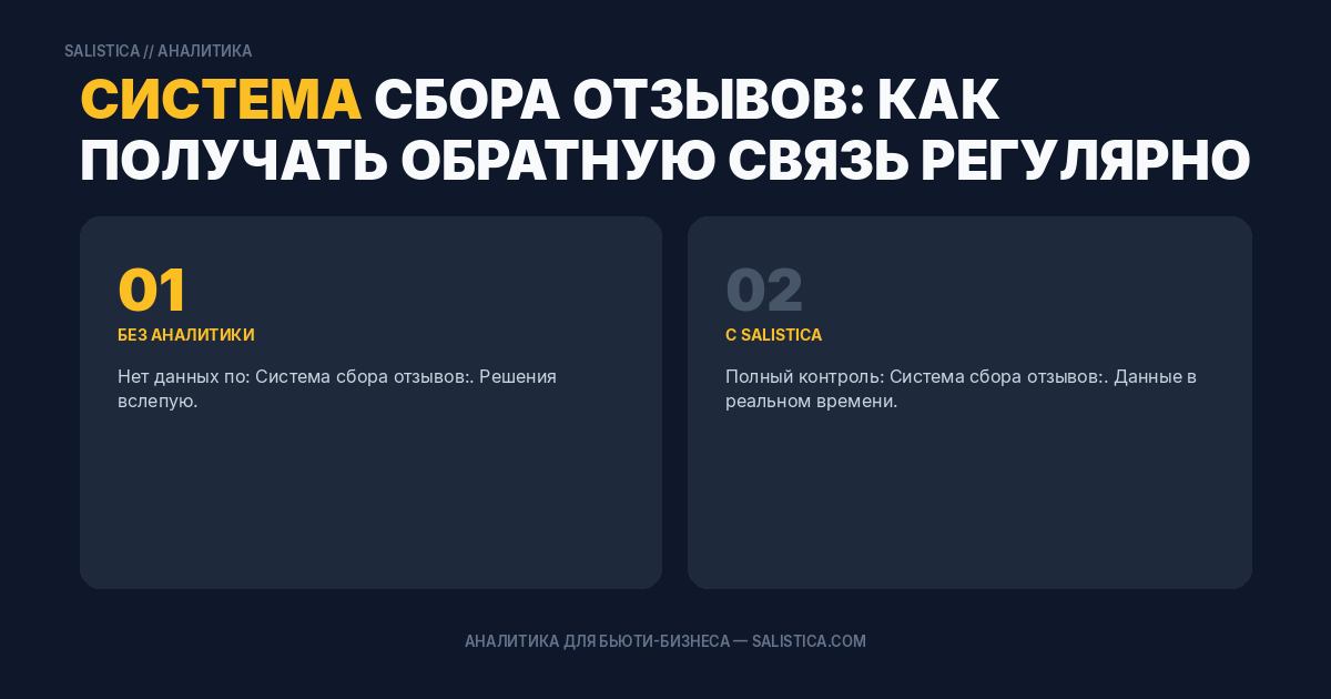 Система сбора отзывов: как получать обратную связь регулярно