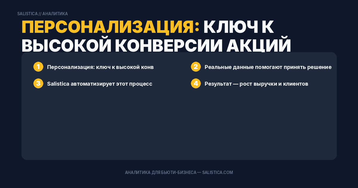 Персонализация: ключ к высокой конверсии акций